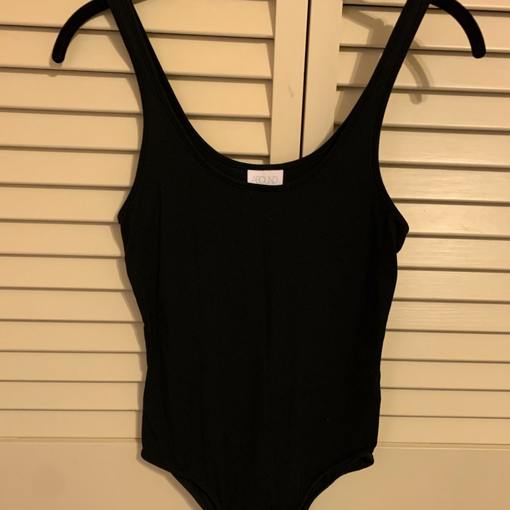 Black abound body suit